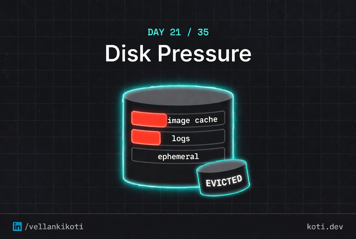 Pod Evicted from Disk Pressure in Kubernetes: The Ephemeral Storage Fix