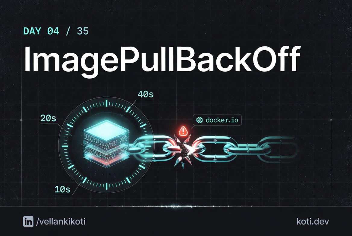 ImagePullBackOff in Kubernetes: The Timer on Top of the Error