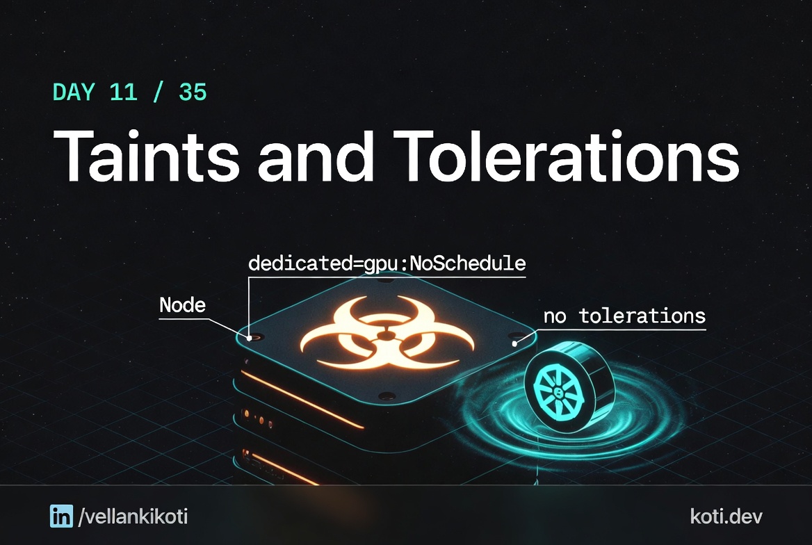 Taints and Tolerations in Kubernetes: Why Your Pod Won't Land on Any Node